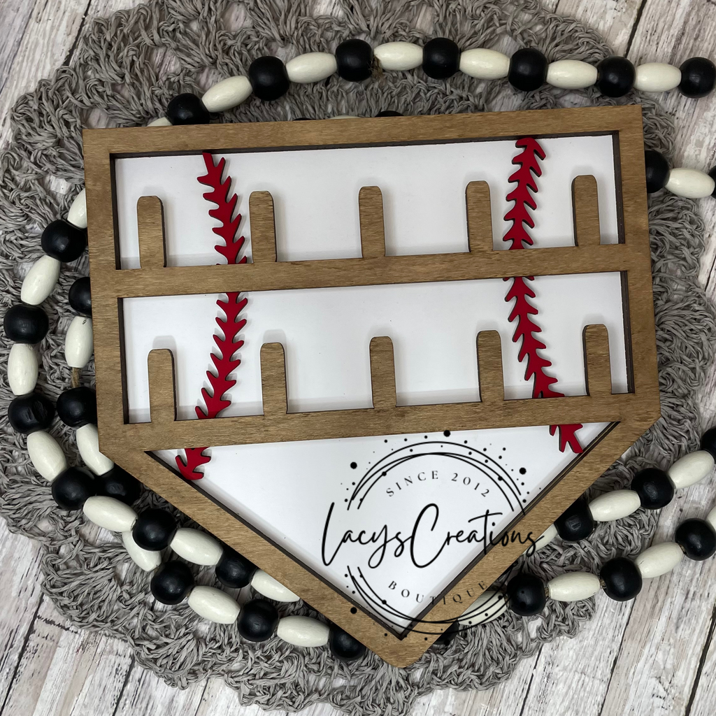 Baseball/Softball Ring Holder Plaque