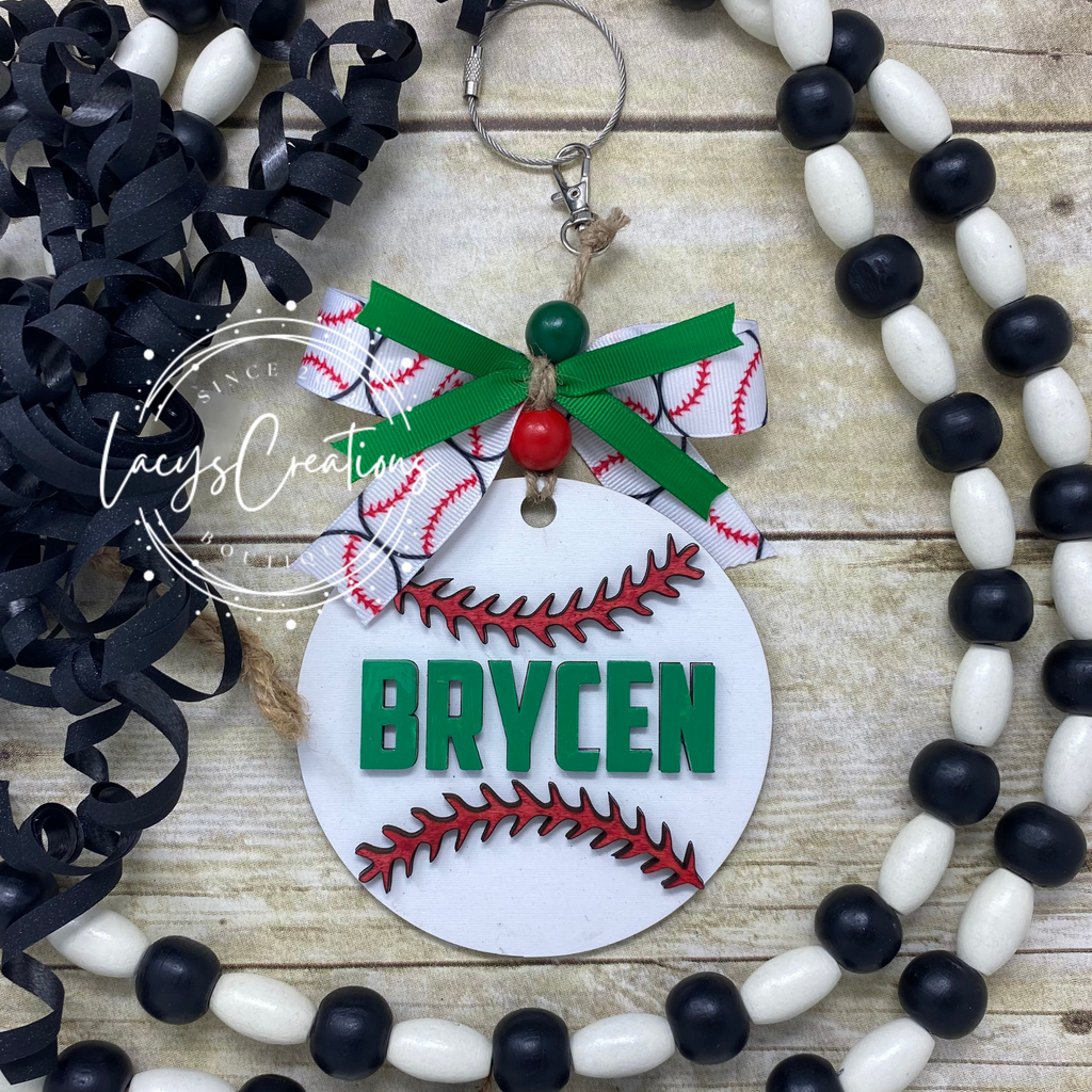 Baseball Bag Tag / Ornament