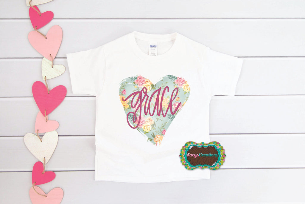 Grace Heart Digital Print (Toddler & Youth)