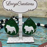 Bulldog Silhouette Earrings