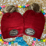 Mama/Daughter Beanie Set