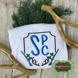 Antler Monogram Frame (Infant)