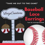 Baseball Earrings