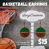 Basketball Earrings