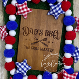 Dad's BBQ Bamboo Cutting Board