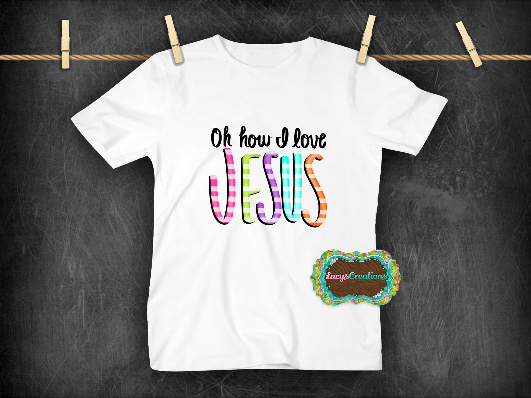 Oh How I Love Jesus Digital Print (Youth)