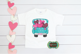 Old Timey Blue Heart Truck (Toddler & Youth)