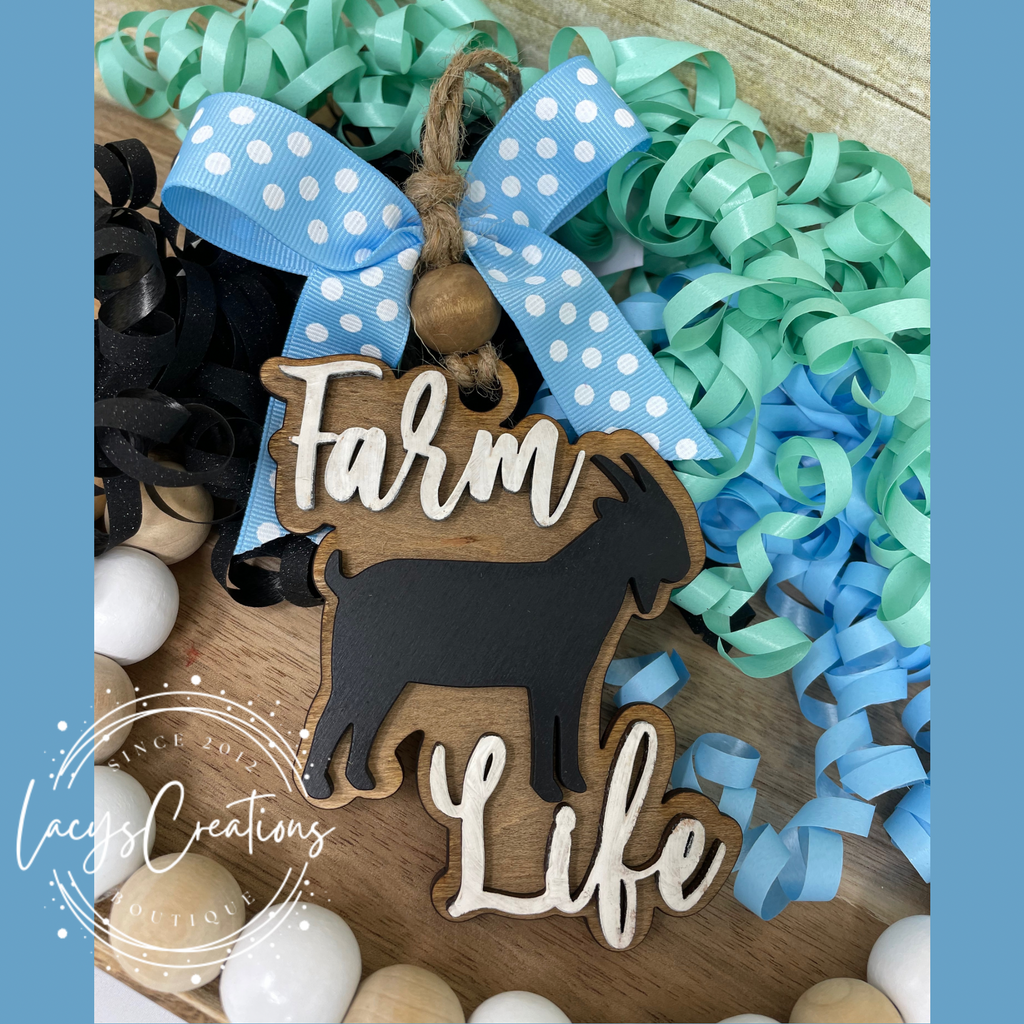 Farm Life Bag Tag