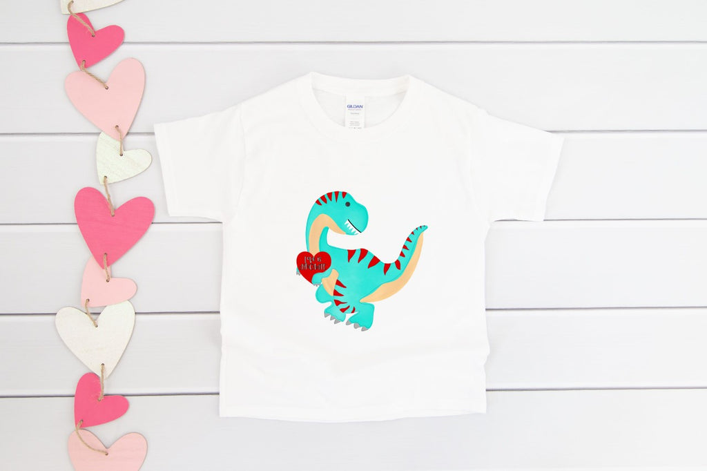 Dinasour Be Mine Digital Print (Baby)